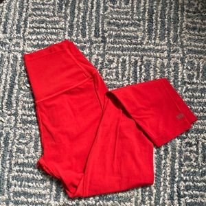 Great condition red leggings!